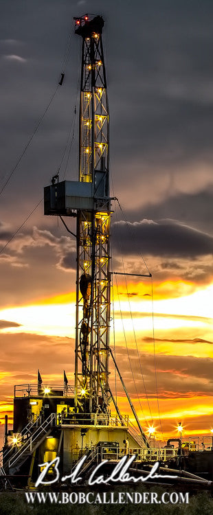 After the Storm II by Bob Callender - Bob Callender Fine Art oil and gas art