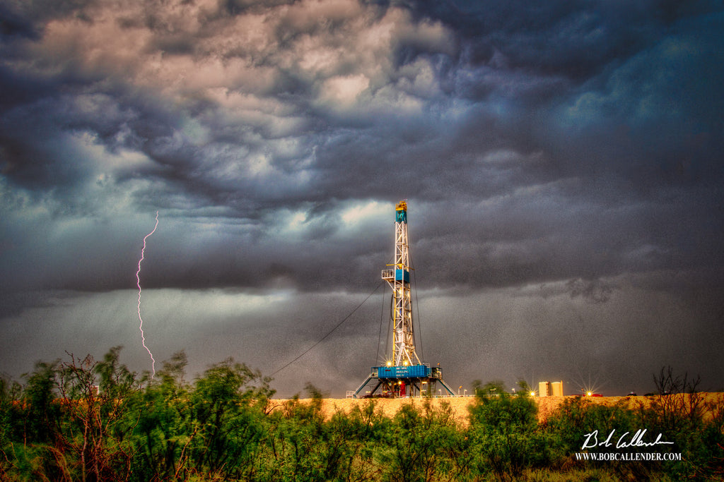 Desert Storm - Bob Callender Fine Art oil and gas art