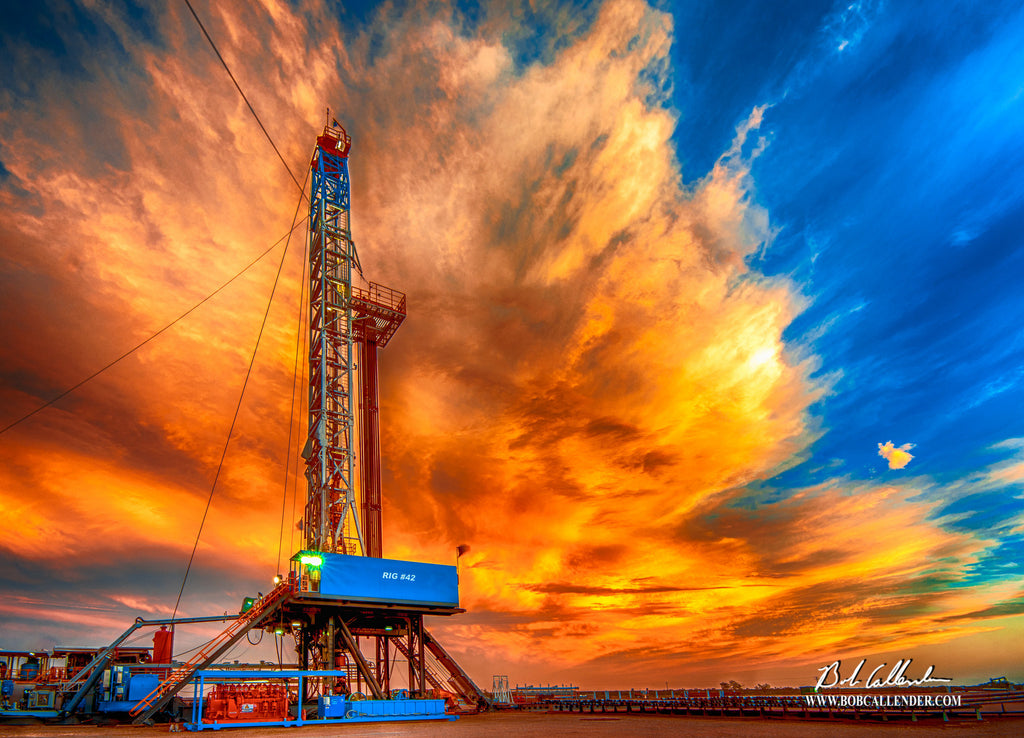 Fierce Sky Artist: Bob Callender - Bob Callender Fine Art oil and gas art