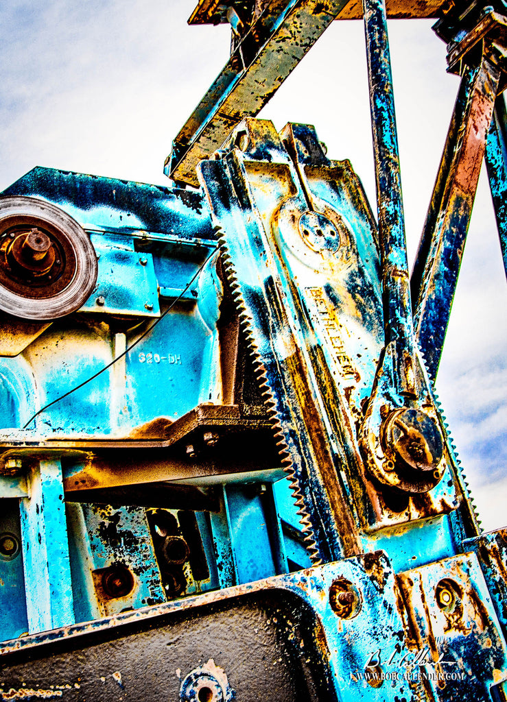 Jack Works Artist: Bob Callender - Bob Callender Fine Art oil and gas art