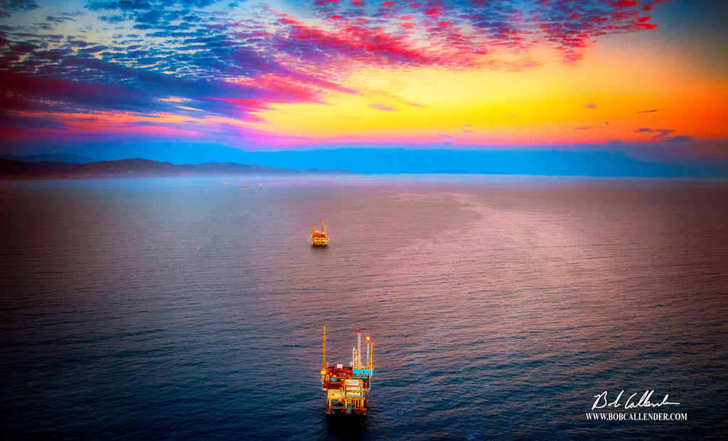 Jewels of the Offshore Artist: Bob Callender - Bob Callender Fine Art oil and gas art