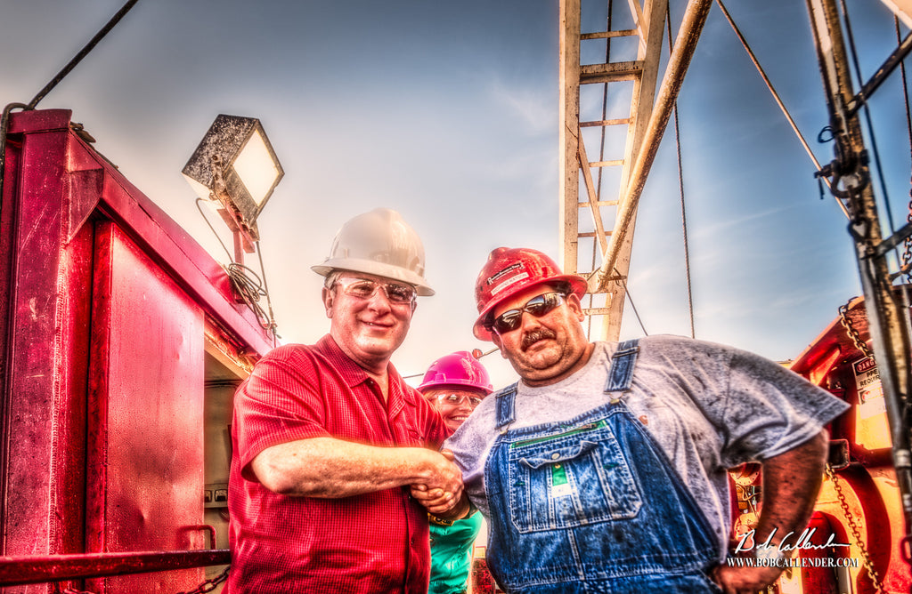 TCR On the Rig Artist: Bob Callender - Bob Callender Fine Art oil and gas art