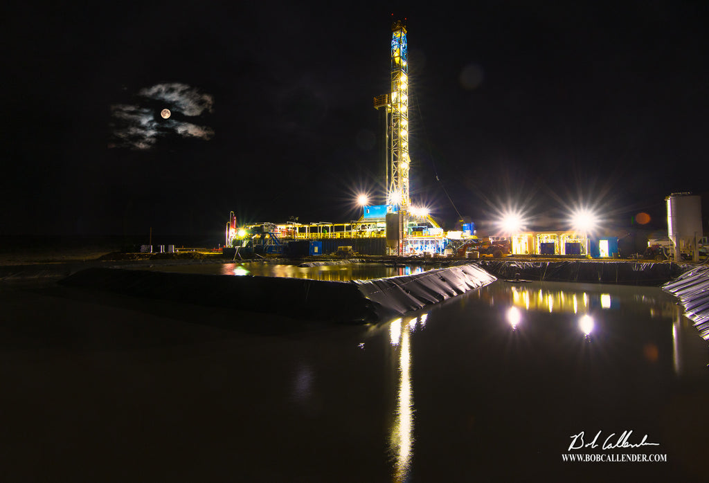 The Sounds of the Night Artist: Bob Callender - Bob Callender Fine Art oil and gas art