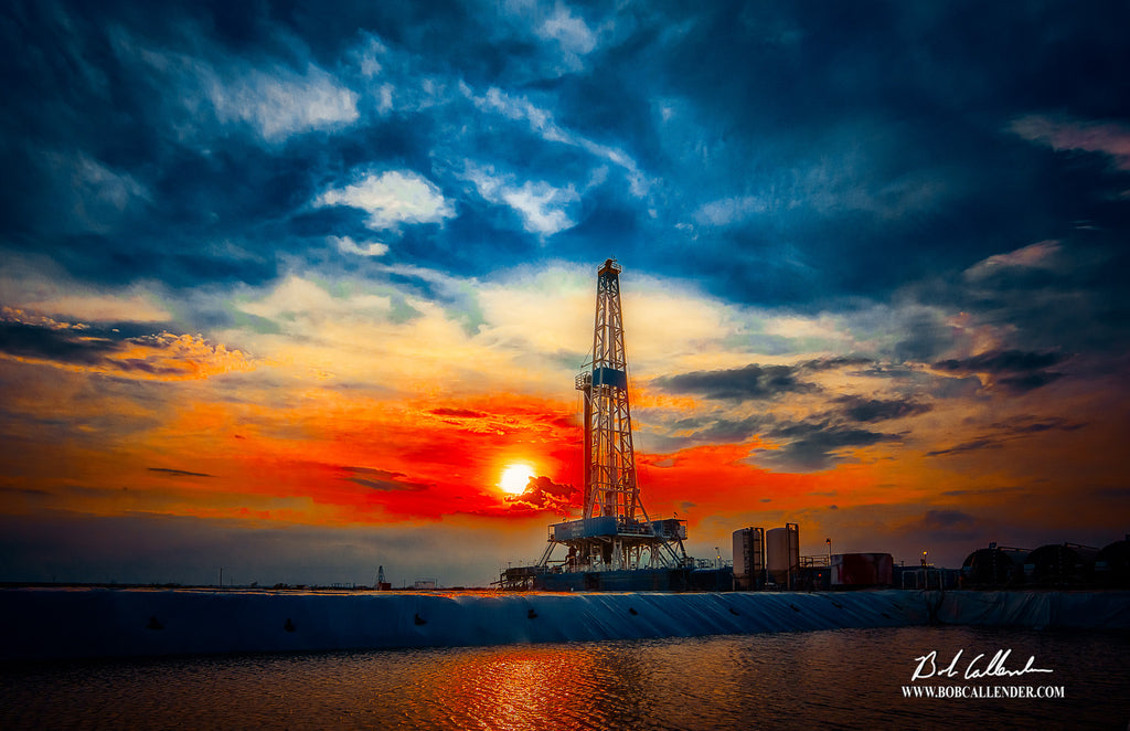 The End of the Day Artist: Bob Callender - Bob Callender Fine Art oil and gas art