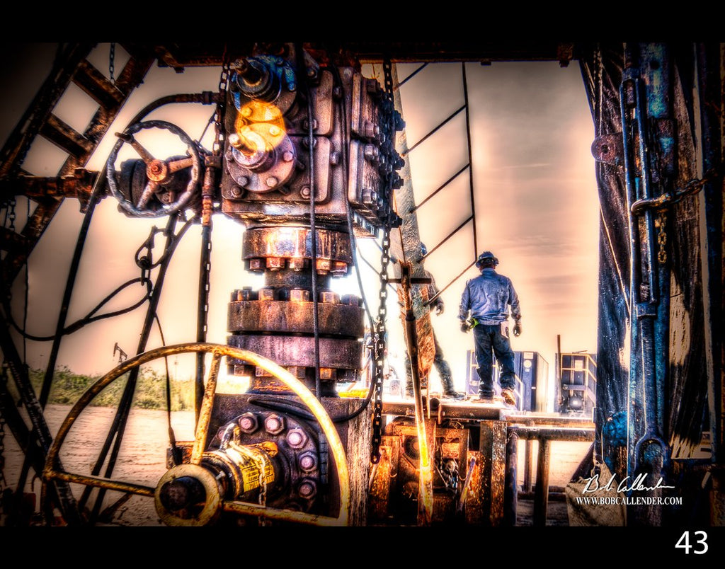 Wildcat 43 - Bob Callender Fine Art oil and gas art