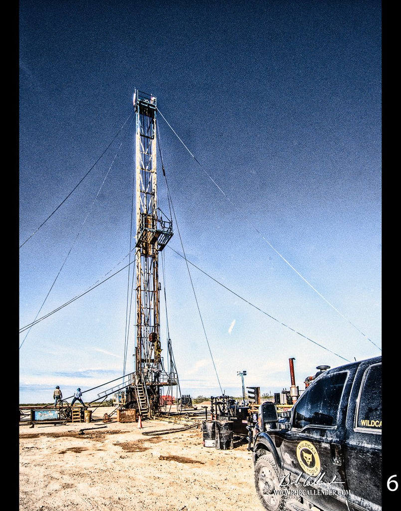 Wildcat 6 - Bob Callender Fine Art oil and gas art