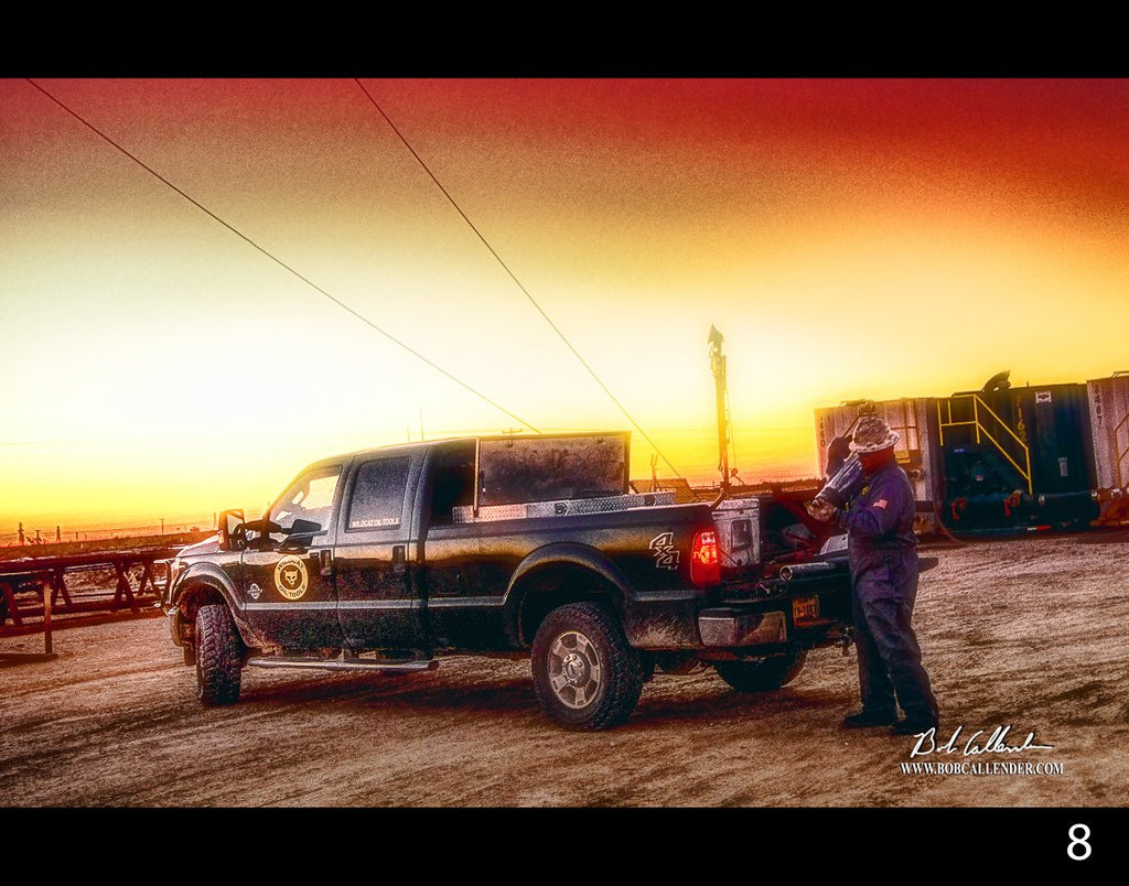 Wildcat 8 - Bob Callender Fine Art oil and gas art