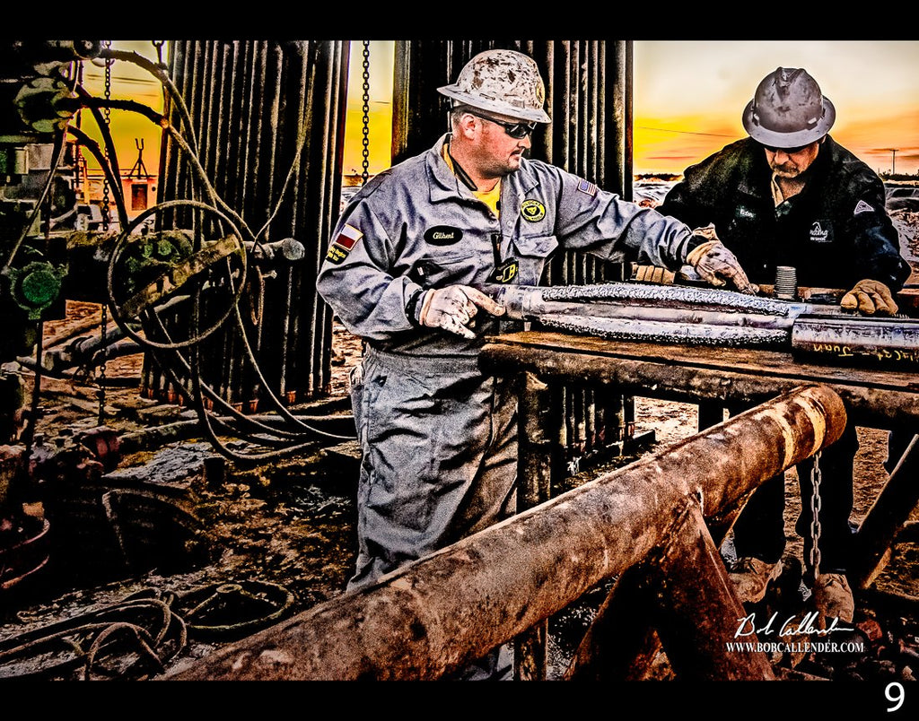 Wildcat 9 - Bob Callender Fine Art oil and gas art