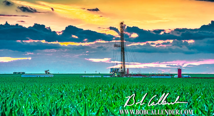 Field of Dreams Artist: Bob Callender - Bob Callender Fine Art oil and gas art