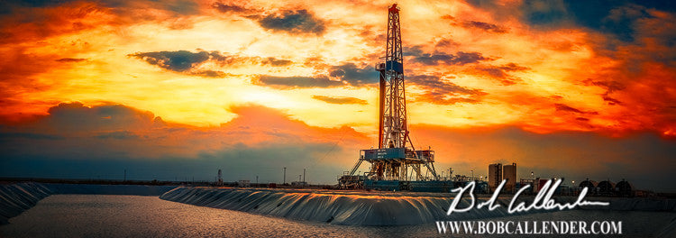 Fire and Water Artist: Bob Callender - Bob Callender Fine Art oil and gas art