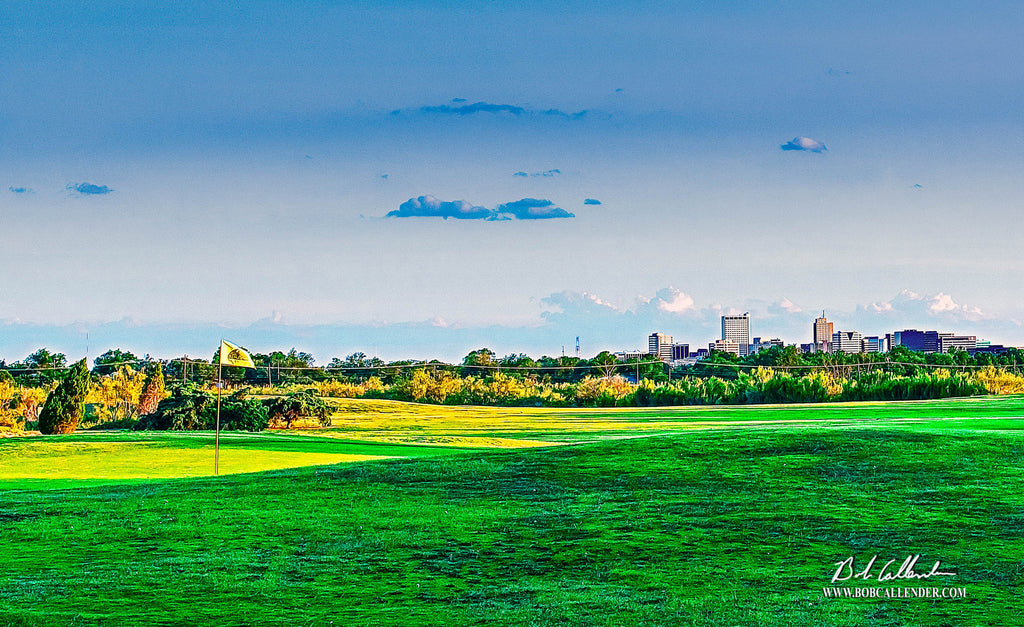 Midland Back 9 Artist: Bob Callender - Bob Callender Fine Art oil and gas art