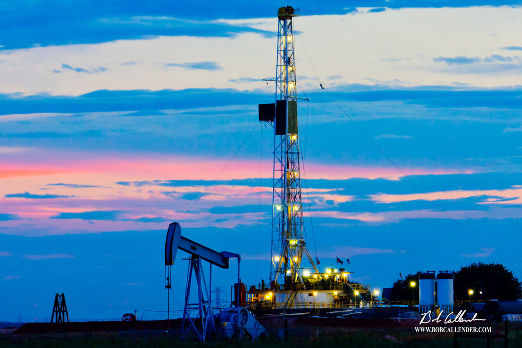 Painted Sky Artist: Bob Callender - Bob Callender Fine Art oil and gas art