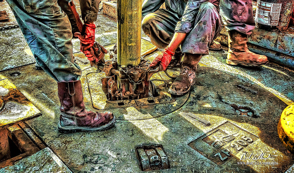 Rig Floor Artist: Bob Callender - Bob Callender Fine Art oil and gas art