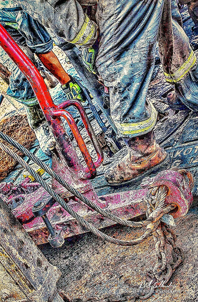 Slips Artist: Bob Callender - Bob Callender Fine Art oil and gas art