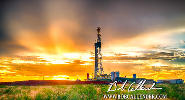 Sunny Expectations - Bob Callender Fine Art oil and gas art