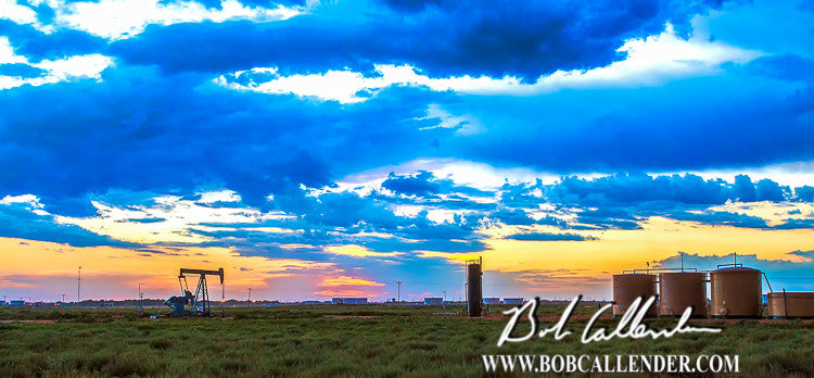 Twilight Artist: Bob Callender - Bob Callender Fine Art oil and gas art