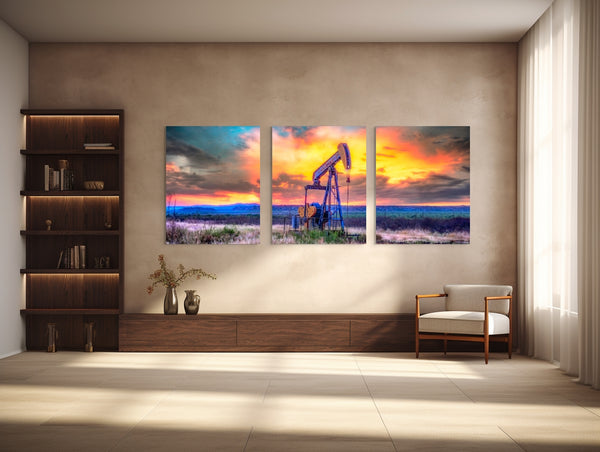 Sentinel of the Plains (Tryptic) by Bob Callender