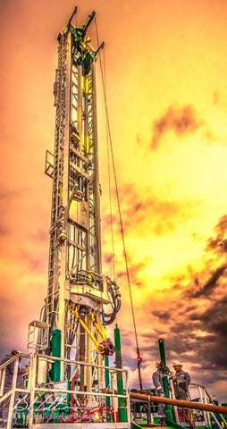 Integrity Rig 414 - Bob Callender Fine Art oil and gas art