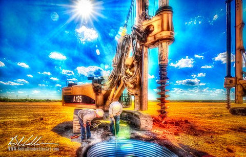 Integrity Surface Drill25 - Bob Callender Fine Art oil and gas art