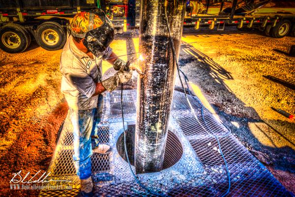 Integrity Surface Drill35 - Bob Callender Fine Art oil and gas art