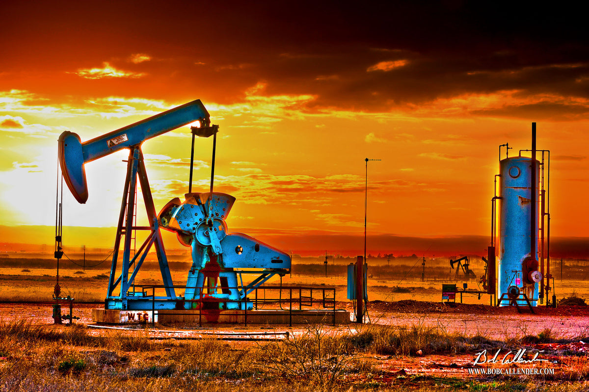 Jewel of the Basin by Bob Callender - Bob Callender Fine Art oil and gas art