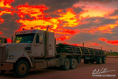 Longhorn 32 - Bob Callender Fine Art oil and gas art