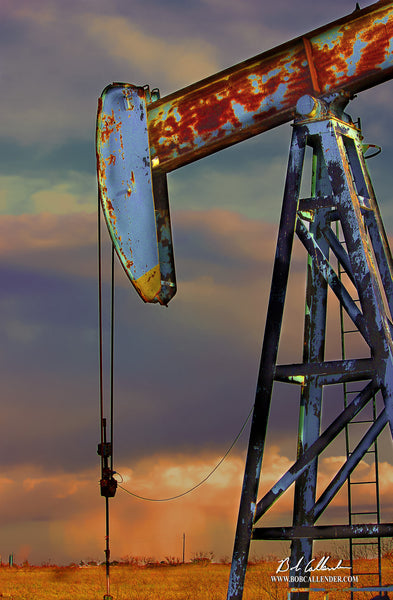 Rain or Shine - Bob Callender Fine Art oil and gas art