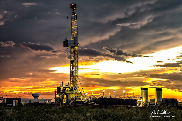 After The Storm by Bob Callender - Bob Callender Fine Art oil and gas art