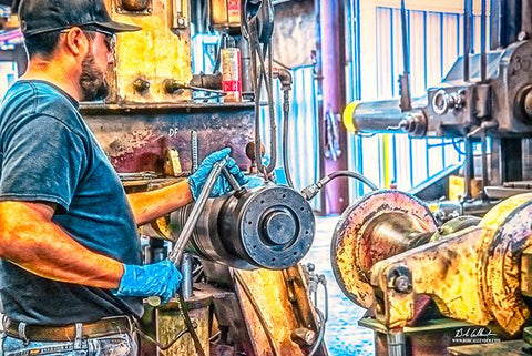 Compressor Elements 24 by Bob Callender - Bob Callender Fine Art oil and gas art